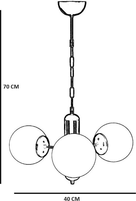 Llambë tavani Opviq Bankok, 3 llampa, ngjyrë e bardhë dhe ari Llambë tavani Opviq Bankok, 3 llampa, ngjyrë e bardhë dhe ari
