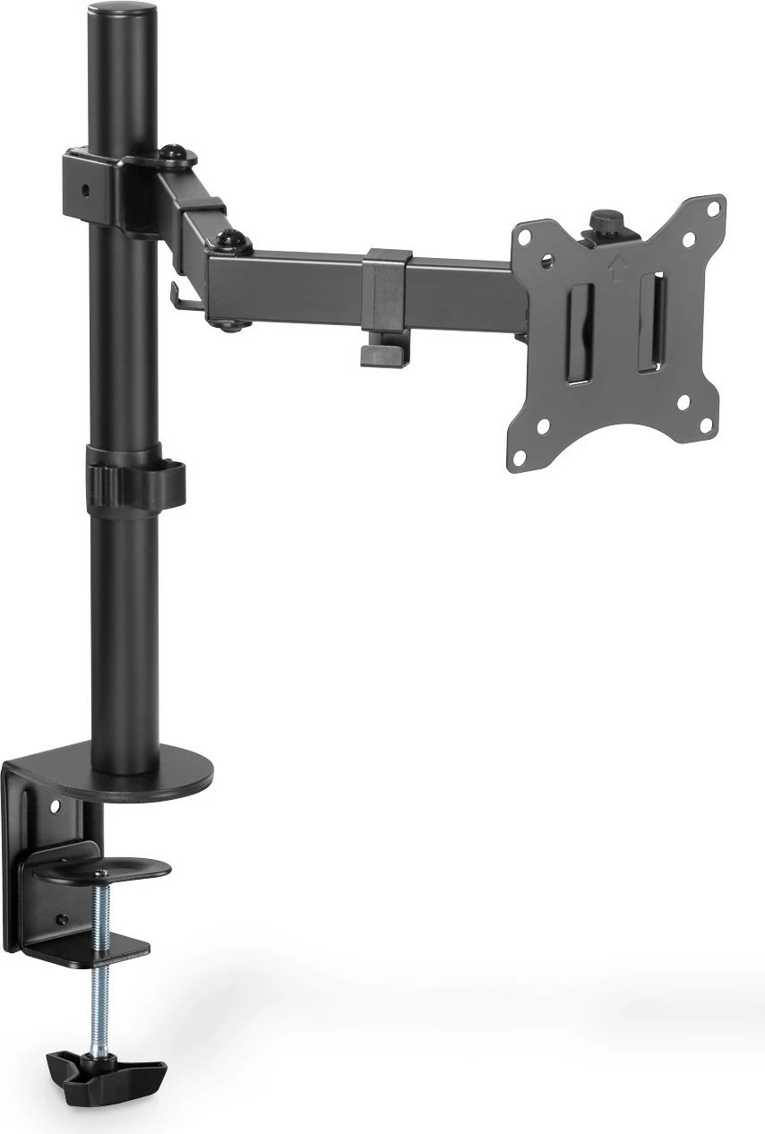 Mbajtës monitori Digitus, universal, kapëse tavoline, 15-32 inç, rregullim lartësie, e zezë