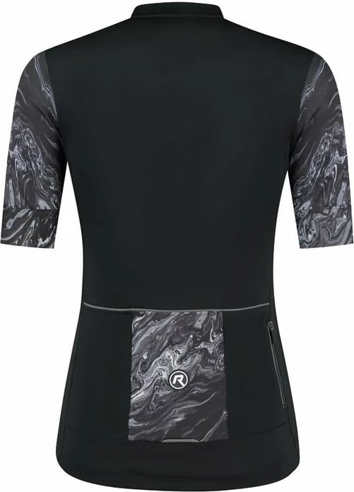 Maicë sportive për femra Rogelli, e zezë dhe gri