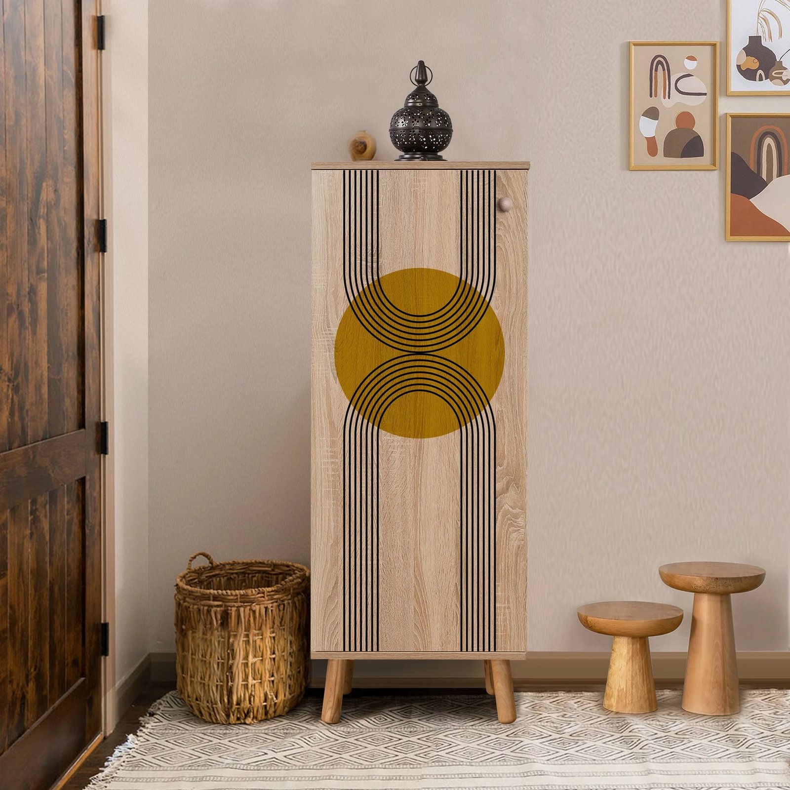 Dollap për këpucë Hanah Home, Vegas - S 907, ngjyrë sonomo