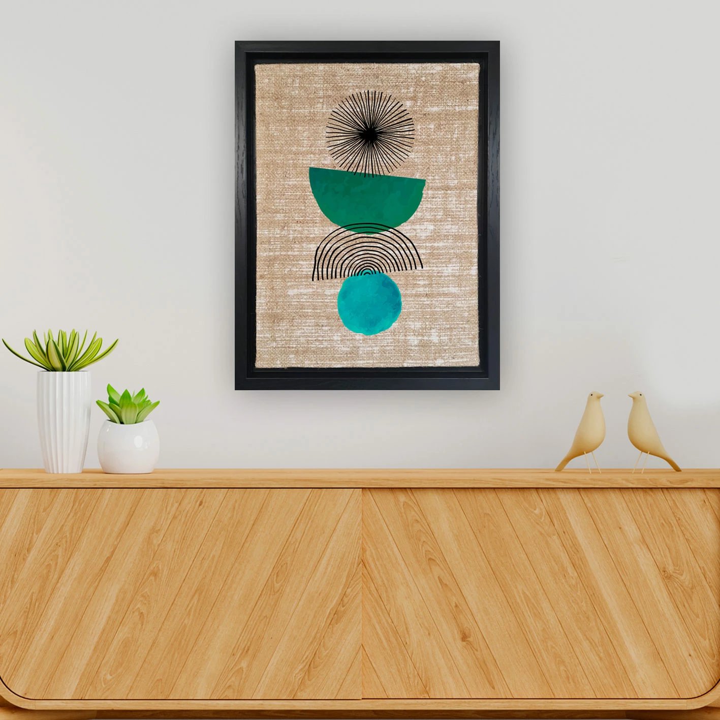 Pikturë dekorative në kanavacë, shumëngjyrëshe, Wallity LSJ319906281923, 36x46cm