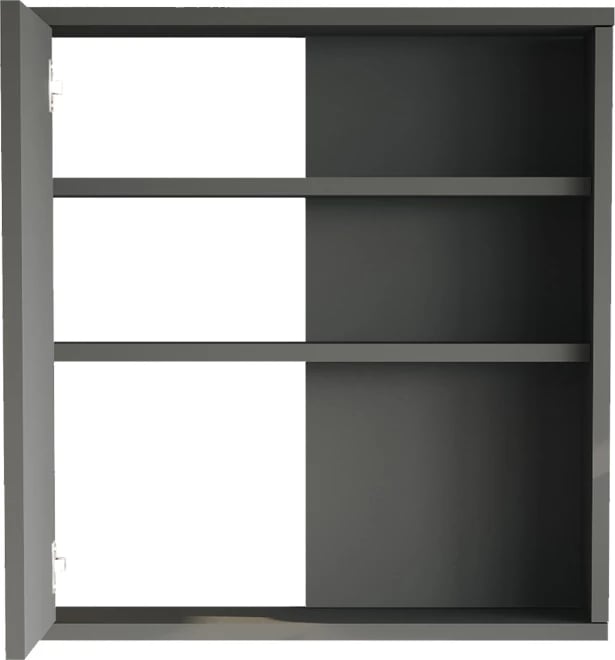 Dollap banjoje me pasqyrë, hije antraciti,, 60x14.5x63.6cm Dollap banjoje me pasqyrë, hije antraciti,, 60x14.5x63.6cm