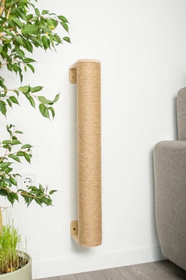 Dërrasë për gërvishtje për mace, Paws & Whiskers, Malta 80, bezhë