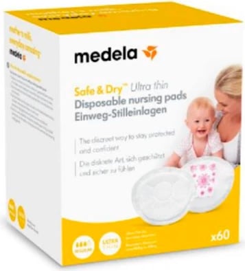 Disqe thithëse të disponueshme për gjidhënie Medela Safe & Dry, 60 copë