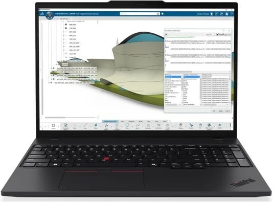 Laptop Lenovo ThinkPad P16s Gen 4, 16", AMD Ryzen AI 7 PRO 350, 64 GB RAM, 2 TB SSD, Radeon 860M, Ekran OLED Touch, Zi