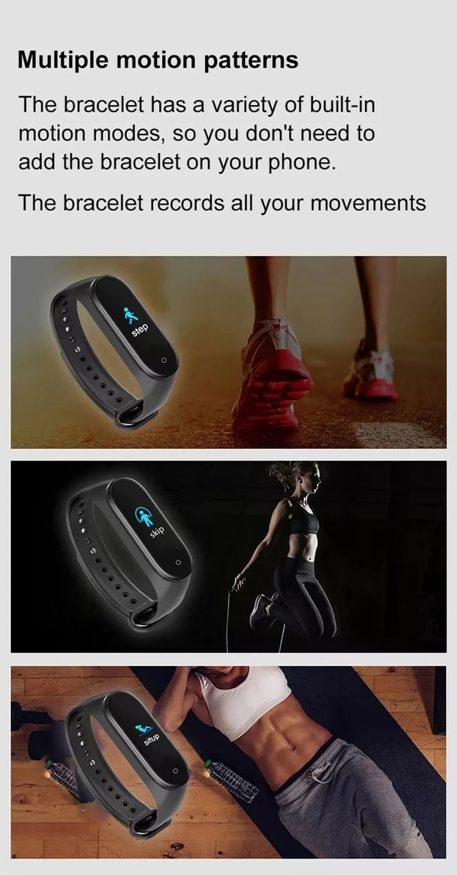 Orë e mençur M4, IOS & Android, e zezë