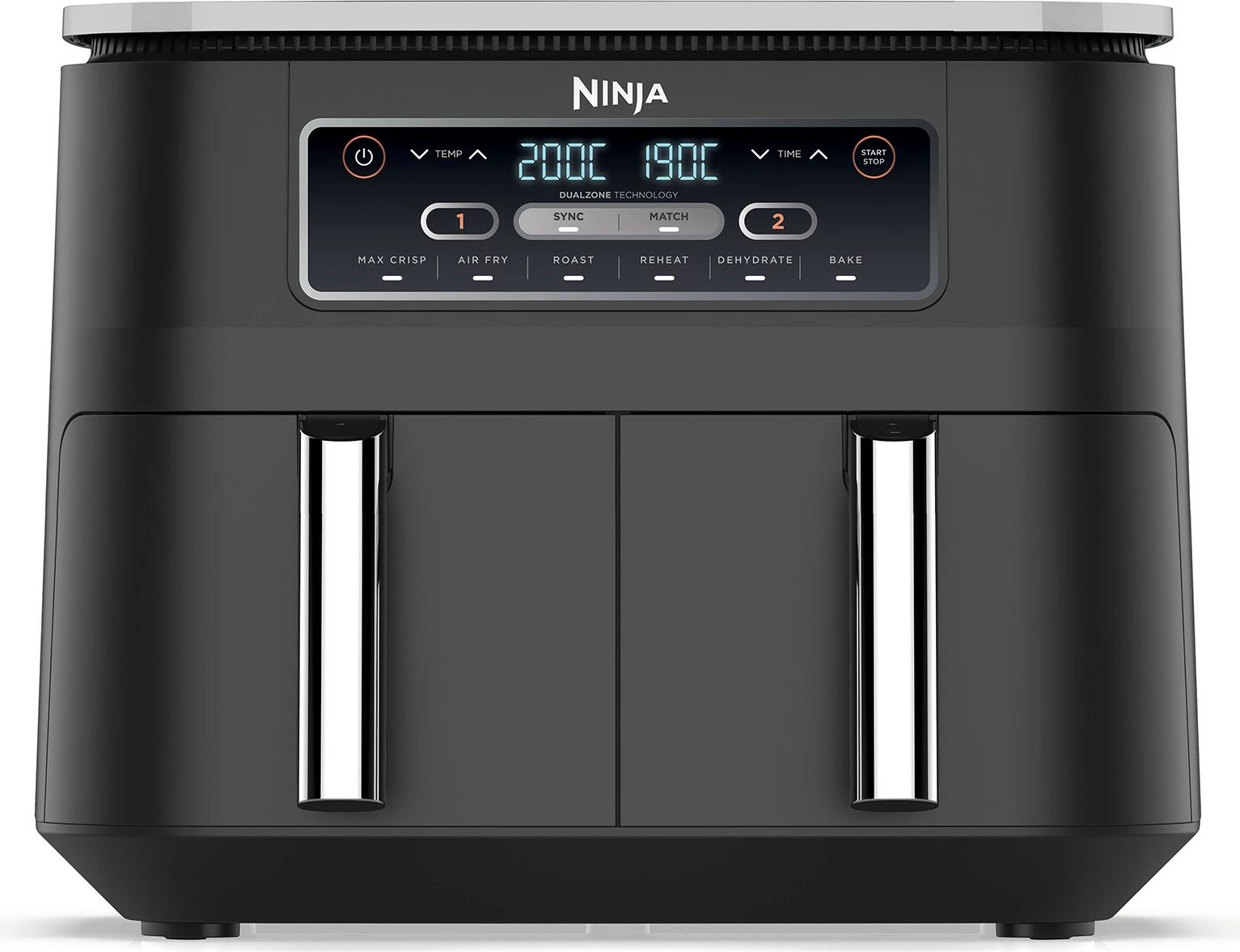 Fritezë me ajër të nxehtë Ninja AF300, 7.6 L, e zezë