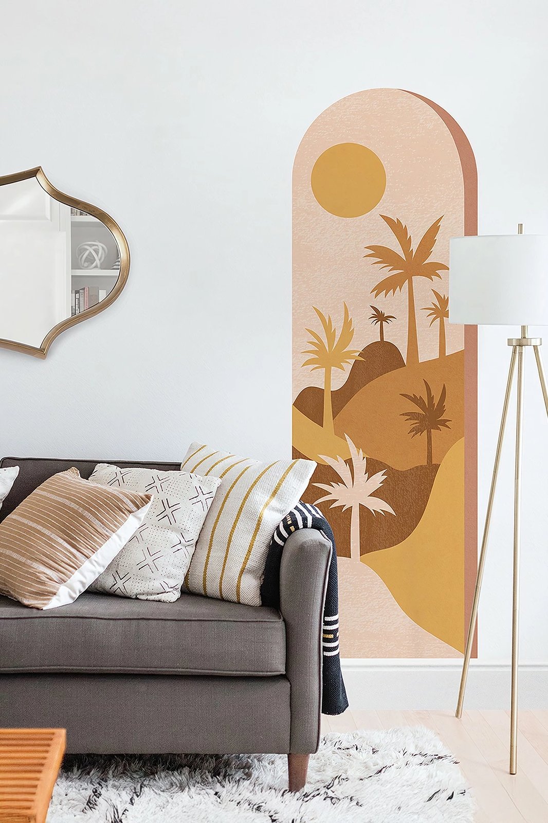 Sticker dekorativ për mur Wallity, ERSYSTCKR1