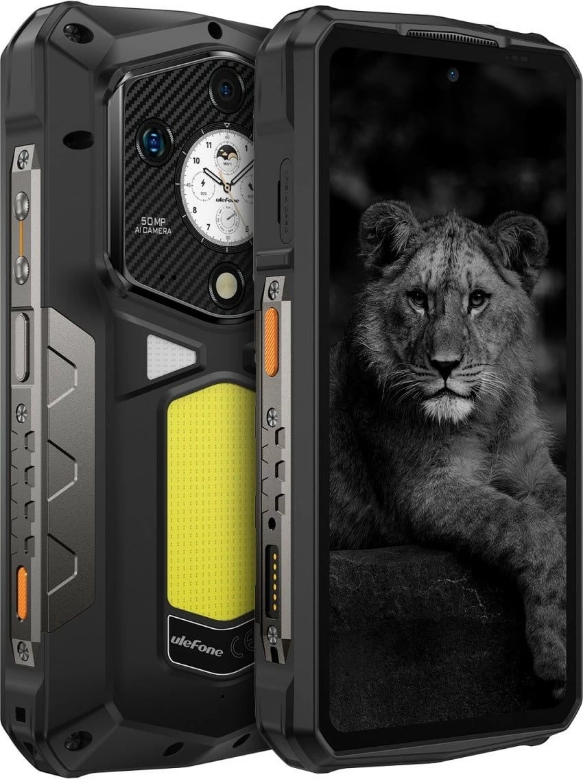 Celular Ulefone Armor 29 Pro 5G, 16GB/512GB, ekran 6.67" AMOLED 120Hz, bateri 21200 mAh, IP68/IP69K MIL-STD-810H, Android 15, e zezë