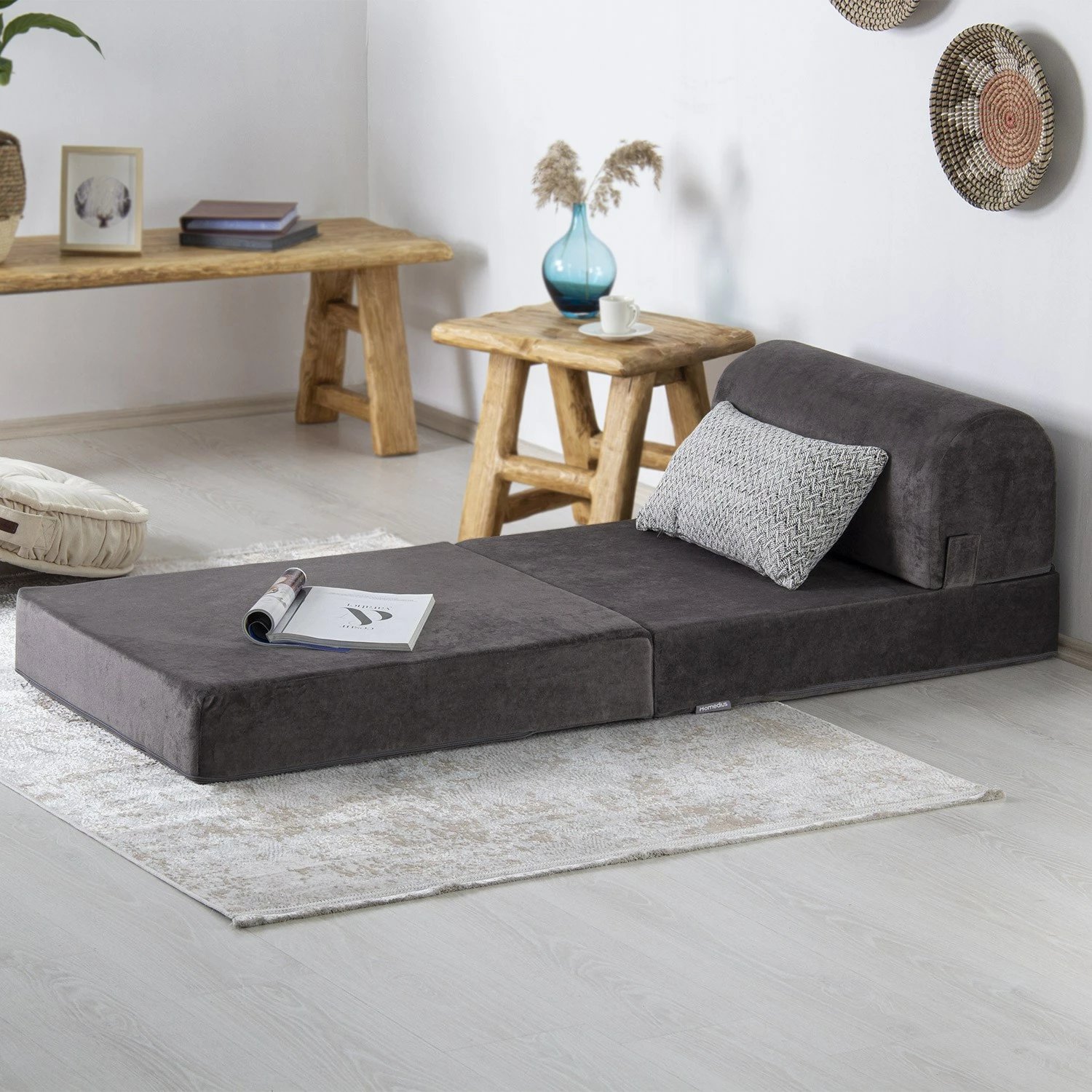 Krevat-kolltuk një vendësh, Atelier del Sofa, Magic, antracit