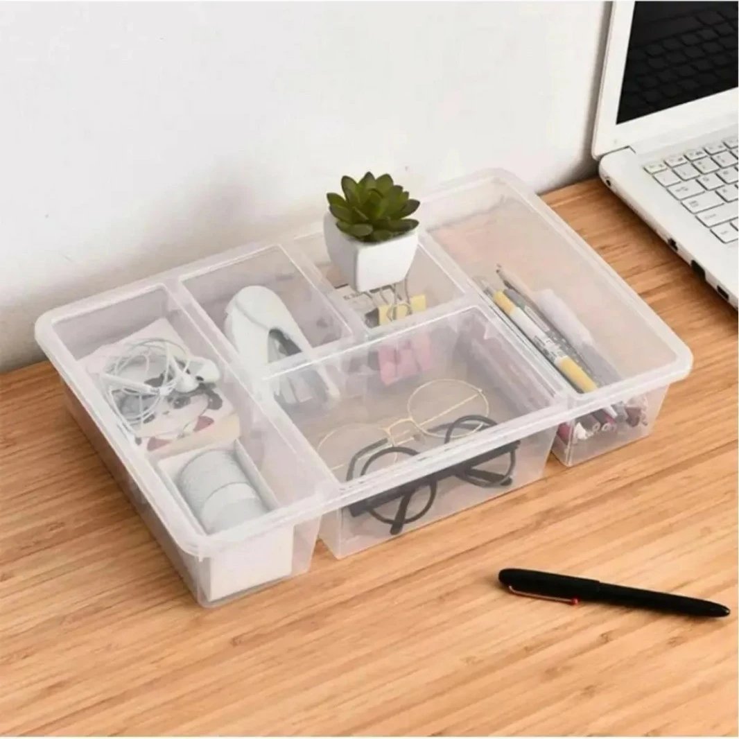 Kuti organizuese transparente Hermia, Byv, 24,3x38x7,5cm
