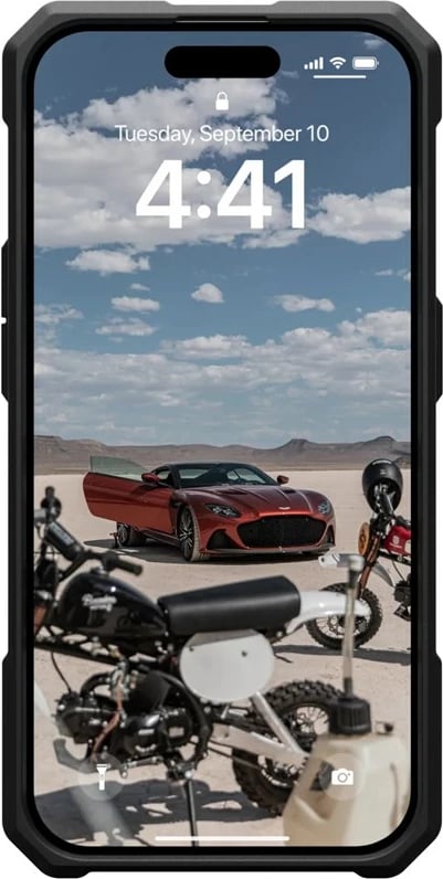 Mbështjellës telefoni Urban Armor Gear 114221114242, për Apple, karbon, 6.1 inç, i zi