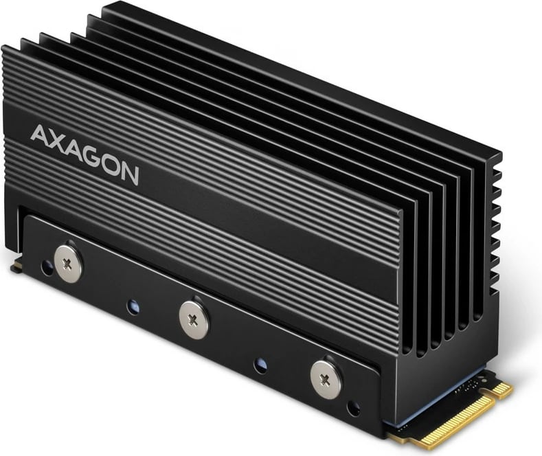 Ftohës pasiv për SSD M.2 AXAGON CLR-M2XL, trup alumini, 22x80mm, i zi