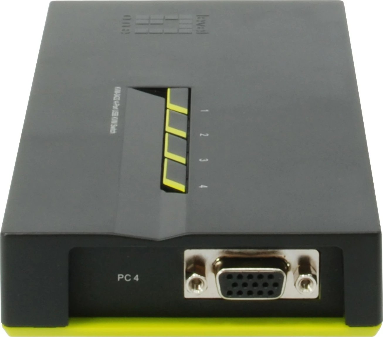 KVM switch LevelOne KVM-0422, 4 porta USB VGA, 2048x1536, zi gjelbër
