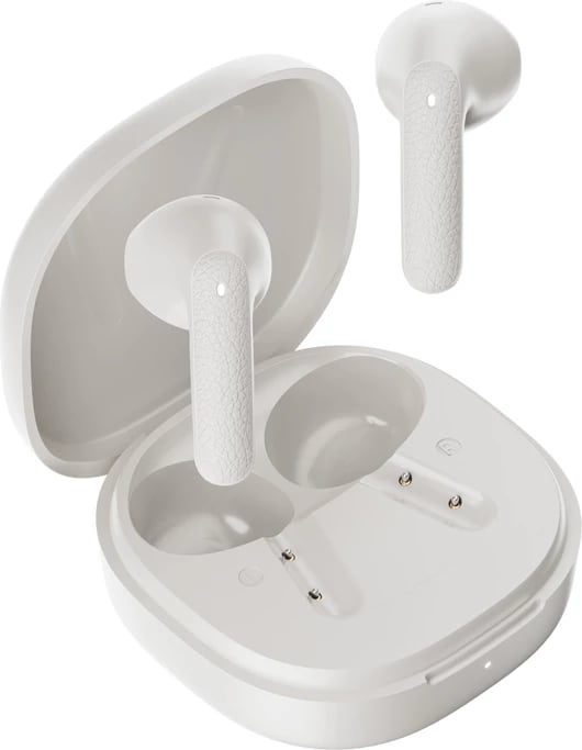 Kufje TWS, QCY, T41, Bluetooth 5.4 35h, Low Latency 68 ms, IPX4, të bardha