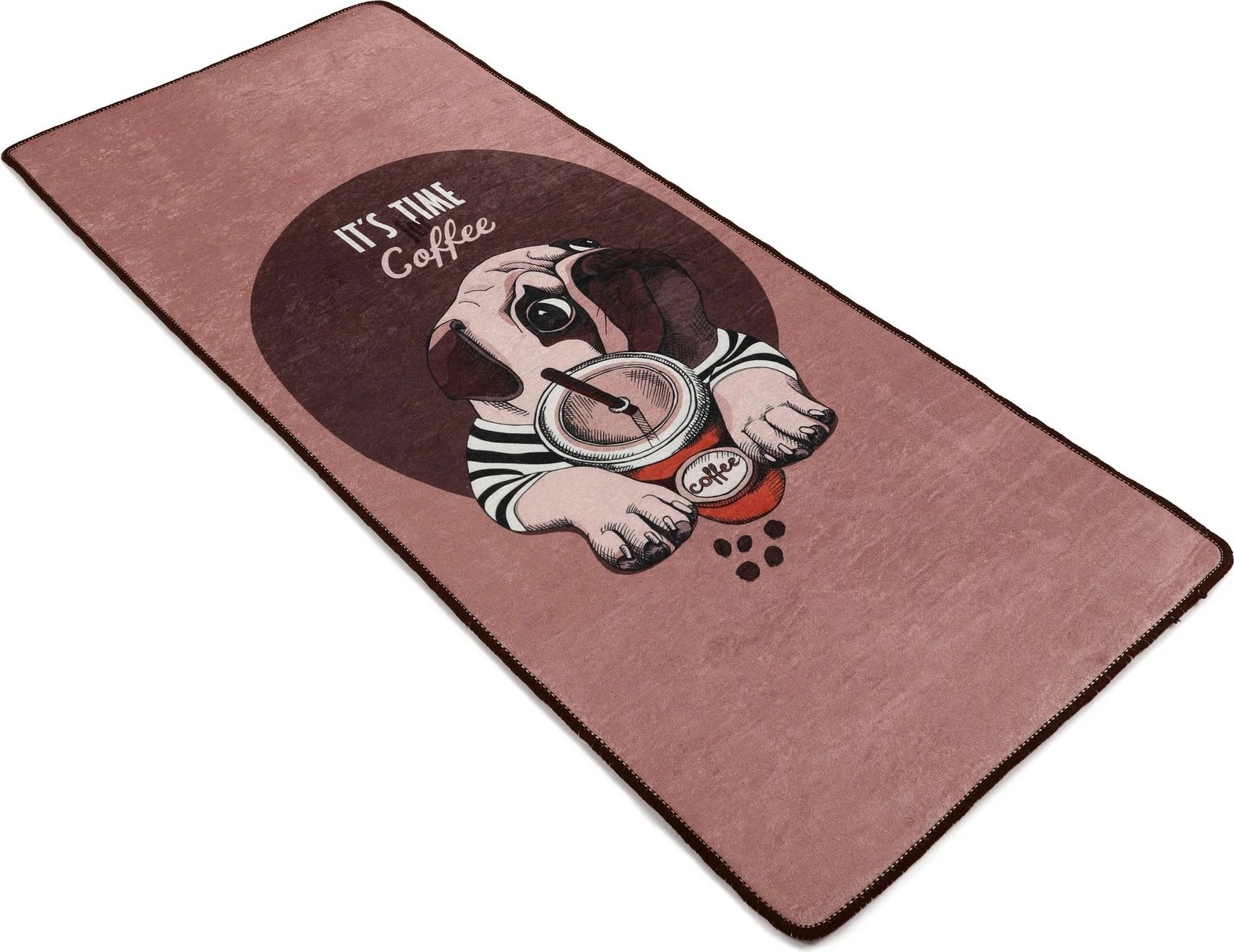 Qilim për korridor, Hypnose Conceptum, Pugs, kafe, 60x140cm