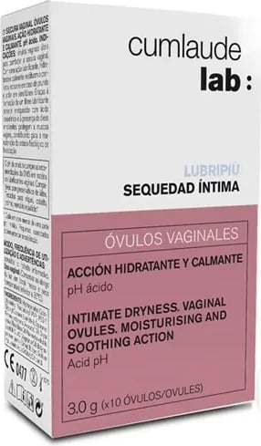 Ovule vaginale Cumlaude Lubripiú unisex, 10 copë