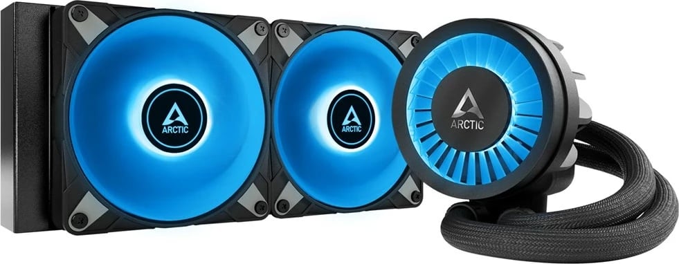 Ftohës uji Arctic Liquid Freezer III 240 A-RGB, për CPU, i zi