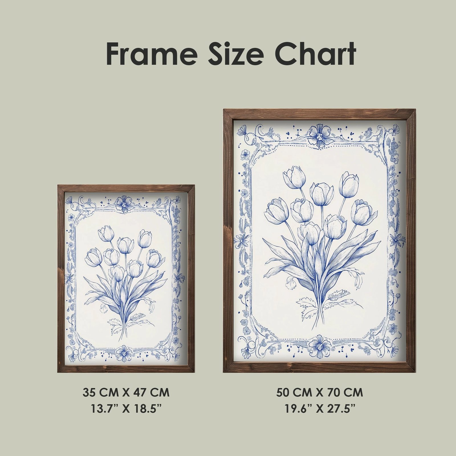 Pikturë dekorative me kornizë, MDF, Wallity, TUN038-XL