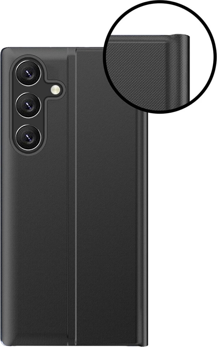 Mbështjellës Hurtel New Sleep Case për Samsung Galaxy A24 4G, me kapak dhe qëndrim, Kaltër