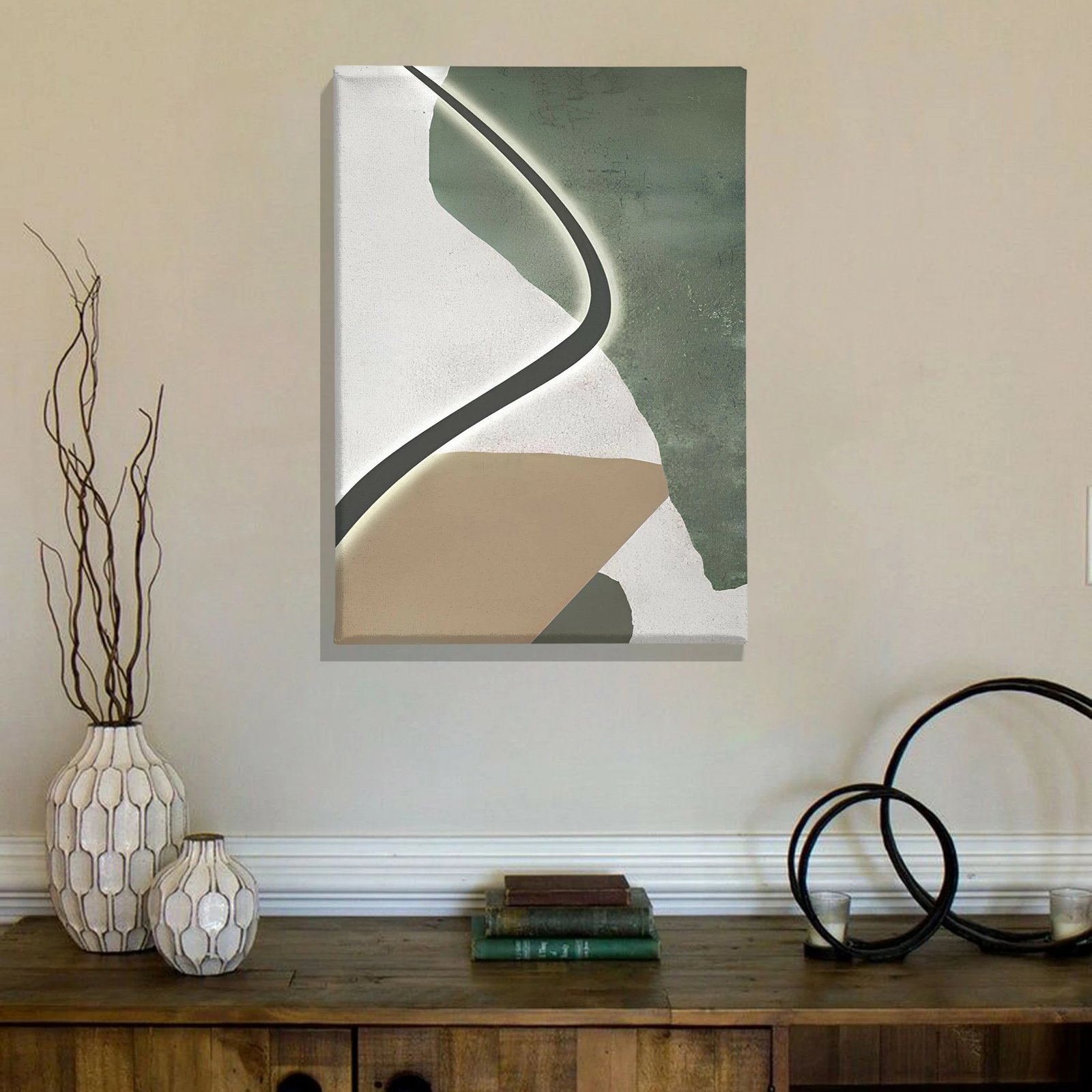 Pikturë dekorative në kanavacë, shumëngjyrëshe, Wallity, ASR_CNV25-22, 50x70cm