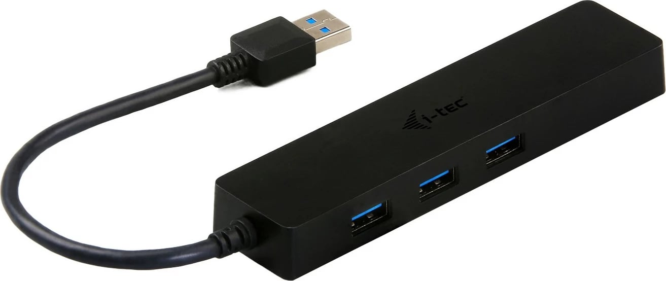 USB HUB me 3 porta + Gigabit Ethernet, i-tec Advance, VIA VL813/ASIX AS88179, i zi