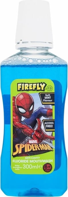 Shpëlarës goje për fëmijë Marvel Firefly Anti-Cavity Fluoride Spiderman, 300ml