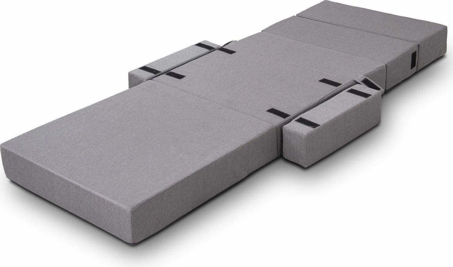 Krevat-karrige një vendës, Melissa, ngjyrë gri