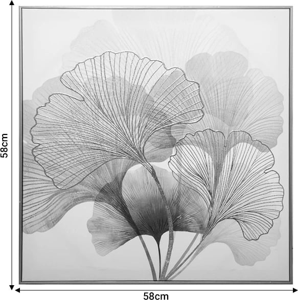 Art në mur me kornizë Frexy mdf 58x3x58cm