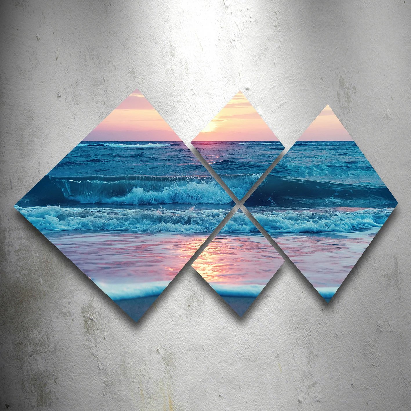 Pikturë dekorative MDF, 4 pjesë, Wallity, 4MDF1067702498