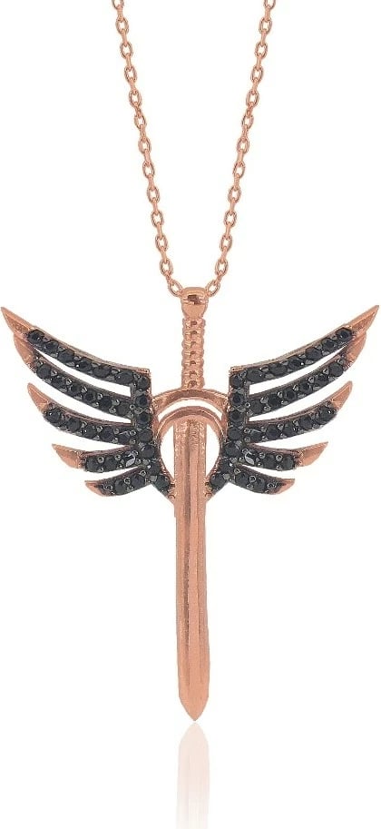 Qafore argjendi, ngjyrë rozë e artë, Jumeon, 3577