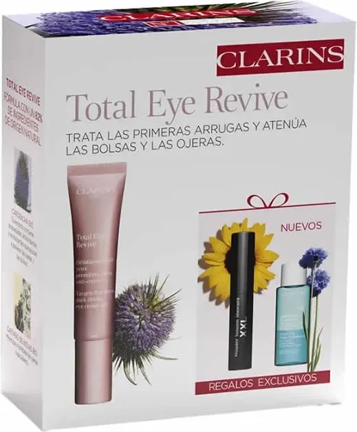 Set për sy Clarins Total Eye Revive unisex, 15ml, 3 copë