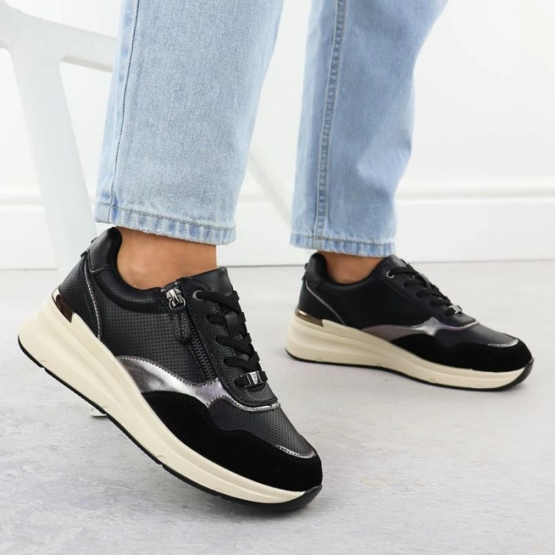 Këpucë femra Filippo DP7105/25, të zeza