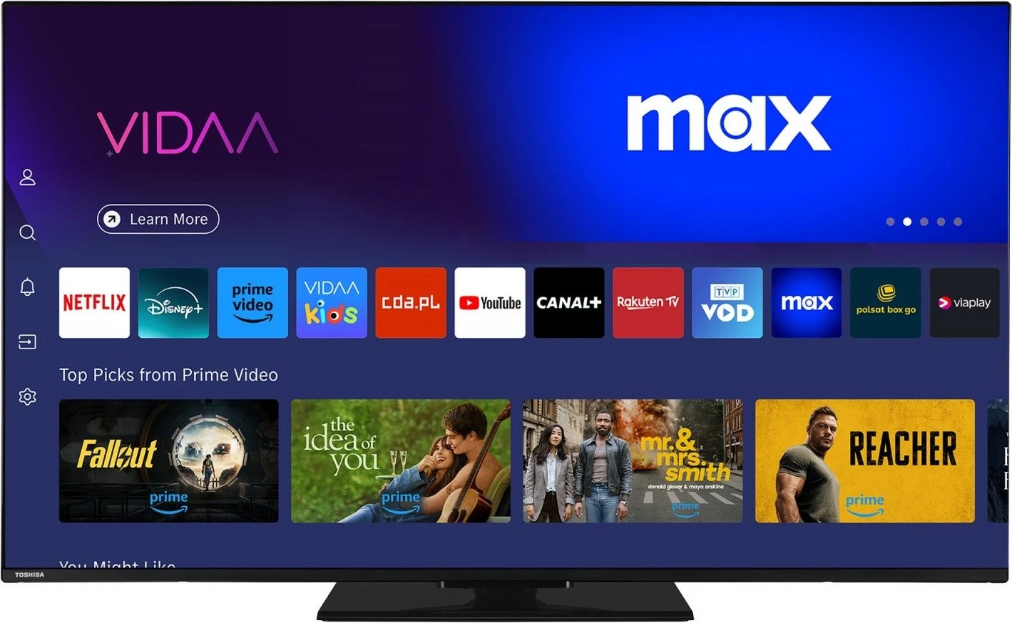 Televizor QLED Toshiba 55QV3463DG, 55", Ultra HD/4K, Smart TV, i zi