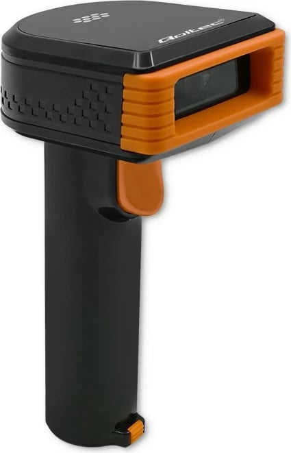 Lexues barkodash Qoltec 50878 me stacion dokimi, 1D/2D, i zi/portokalli