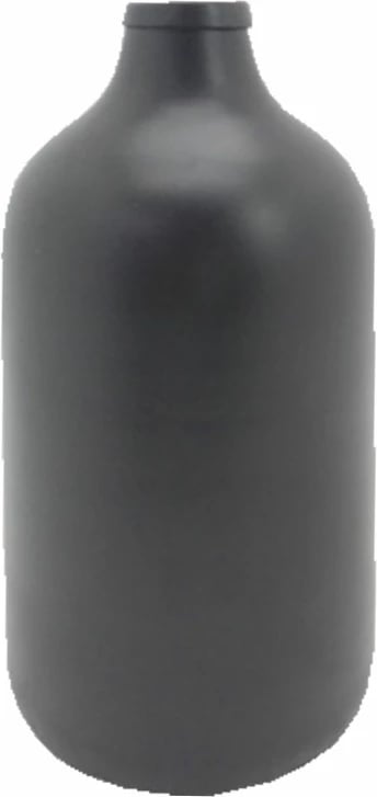 Vazo Bolado, hekuri, e zezë, 18x18x31cm