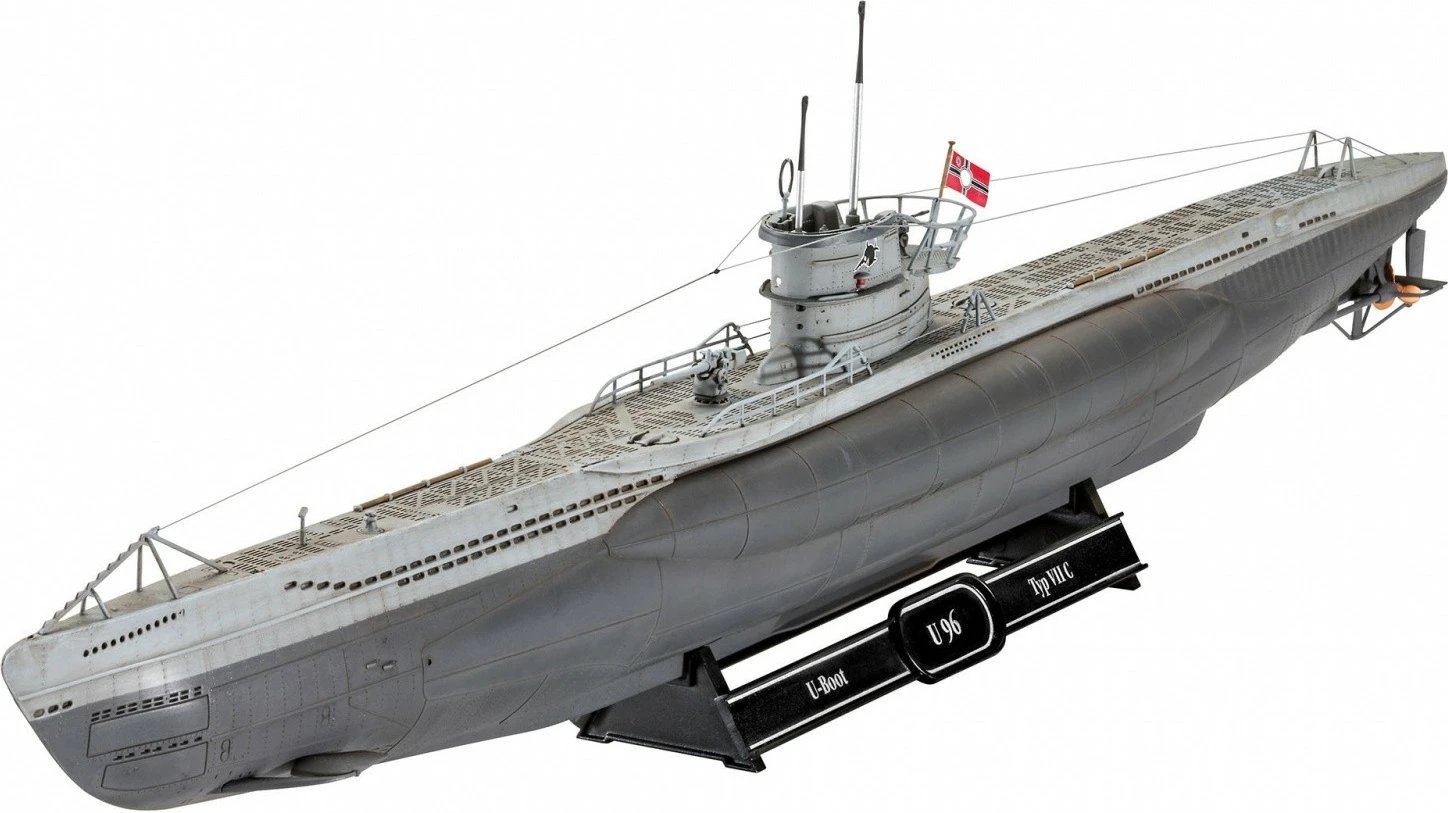 Set dhuratë plastik Revell Das Boot, model anije U96, 1:144, 87 pjesë