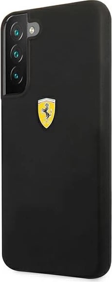 Mbështjellës Ferrari On Track Silicone për Samsung Galaxy S22+, i zi