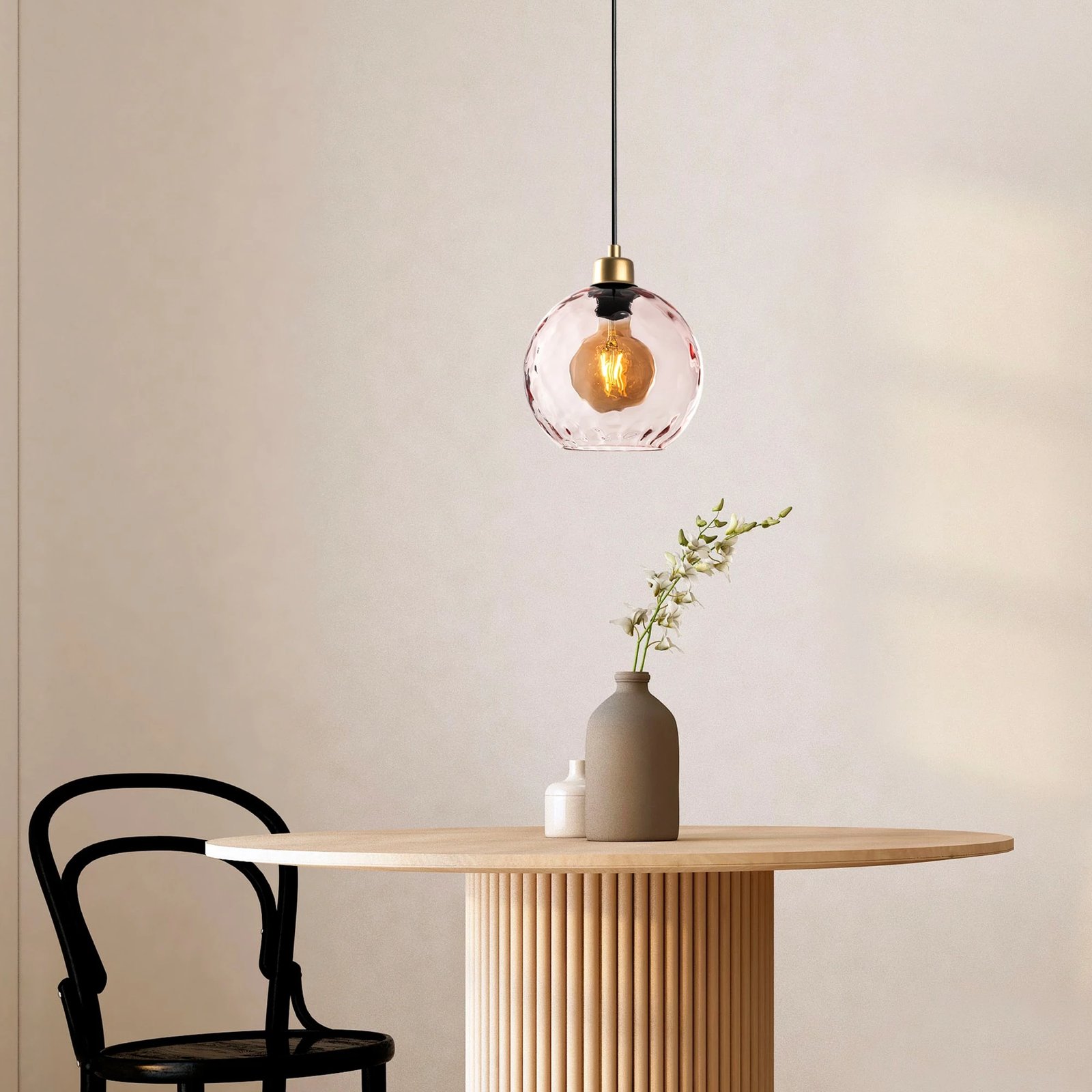 Llambë tavani Opviq Benek, rozë, 20-14313