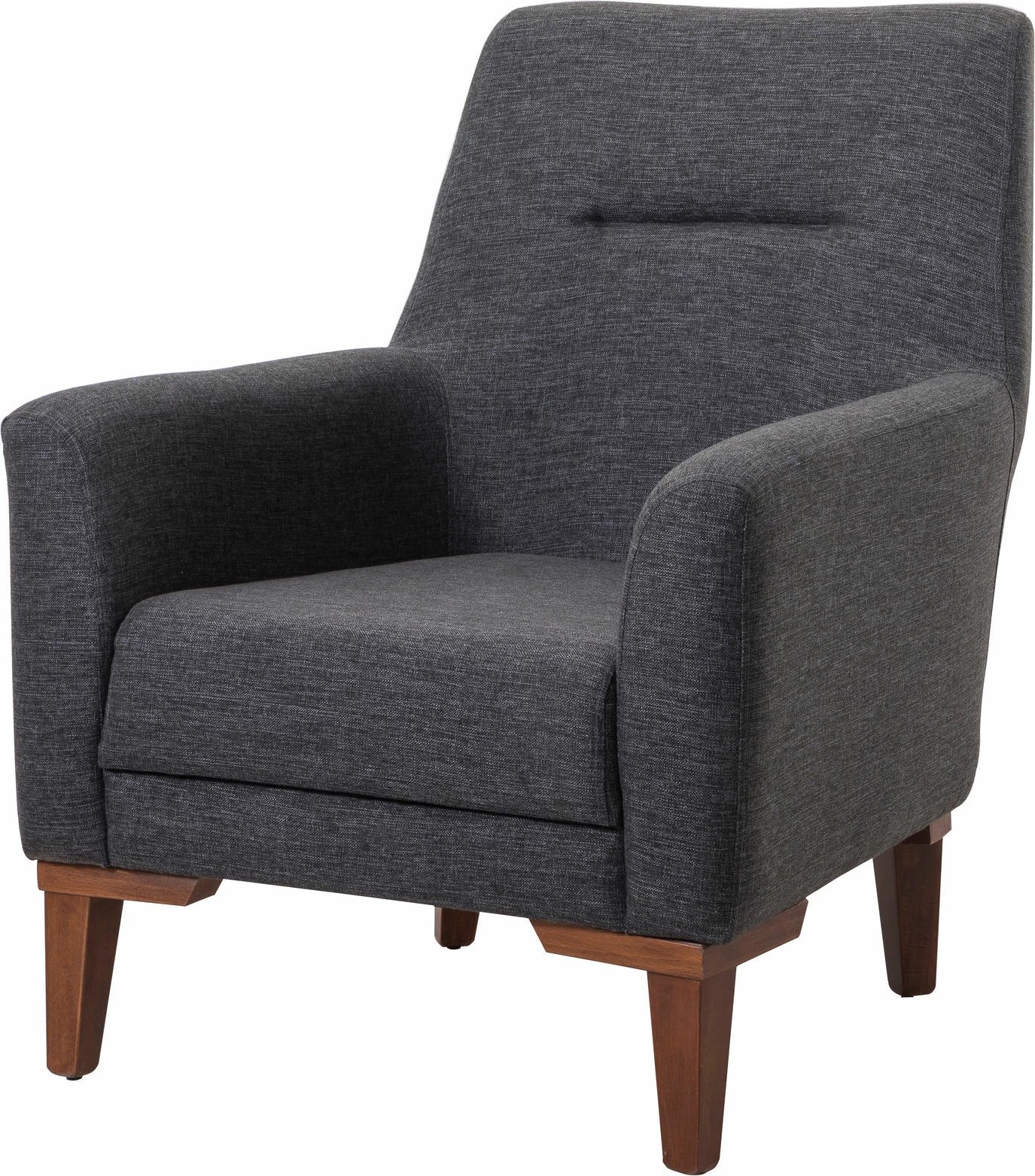 Set divani-krevat me karrige, ngjyrë antracit, LİONES-TKM1-1053