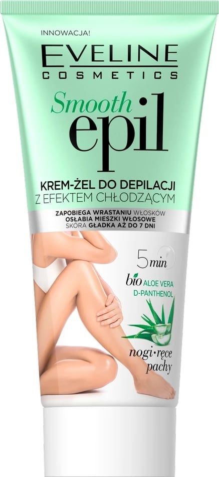Krem-gel për depilim për femra Eveline Cosmetics Smooth Epil, 175ml