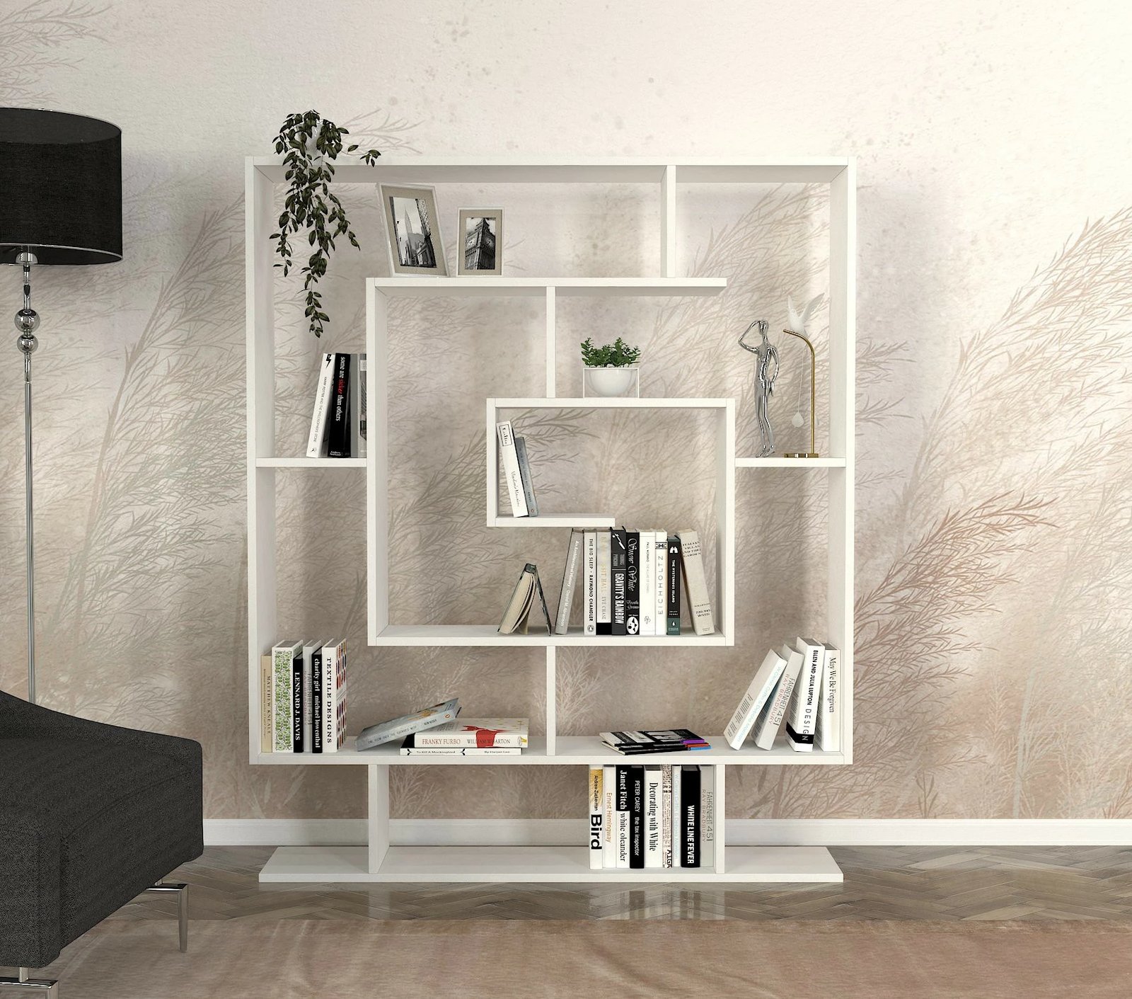 Raft librash Hanah Home, Sarmaşık, i bardhë