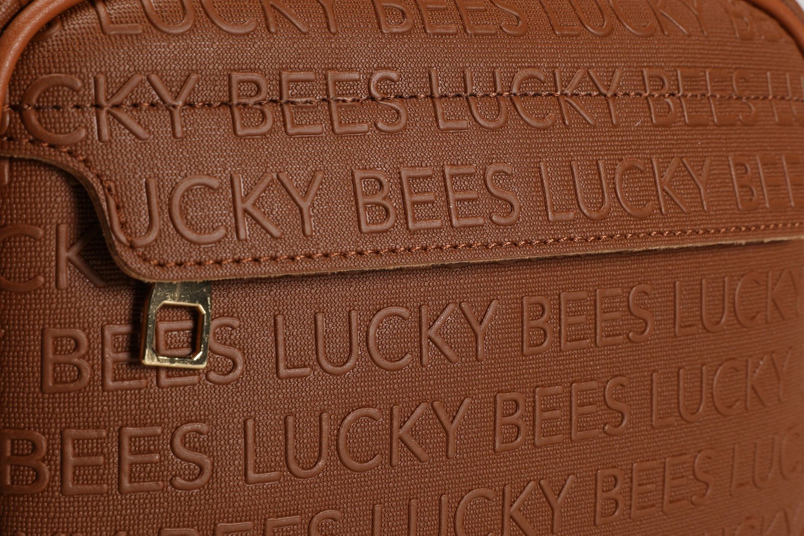 Çantë crossbody Lucky Bees, ngjyrë tan, 951