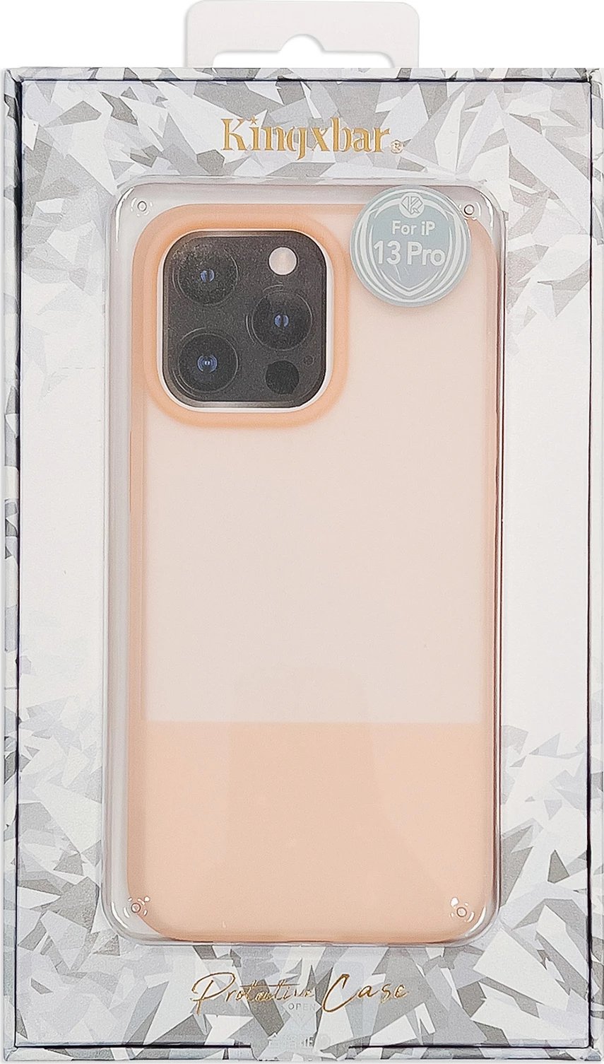 Mbështjellës Kingxbar Plain Series për iPhone 13, silikon, rozë Mbështjellës Kingxbar Plain Series për iPhone 13, silikon, rozë