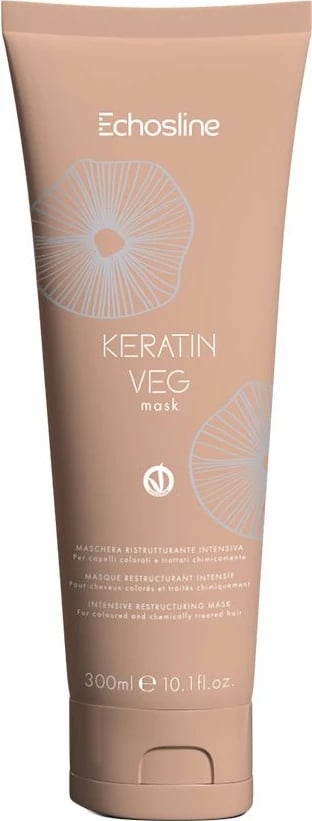 Maskë për flokë për femra ECHOSLINE Keratin Veg Regenerating, 300ml