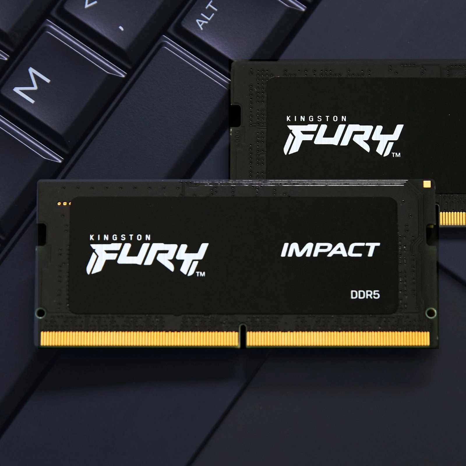 RAM Memorje Kingston FURY Impact 32GB DDR5 6000MT/s SODIMM Kit 2x, e zezë RAM Memorje Kingston FURY Impact 32GB DDR5 6000MT/s SODIMM Kit 2x, e zezë