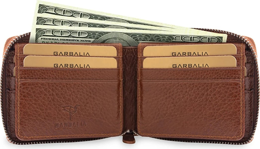 Portofol unisex Zoozie Bags Carole, ngjyrë tan