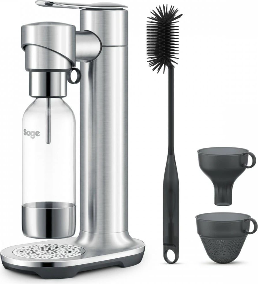 Saturator uji Sage SCA800BSS, çelik inox, 1L, brushed steel