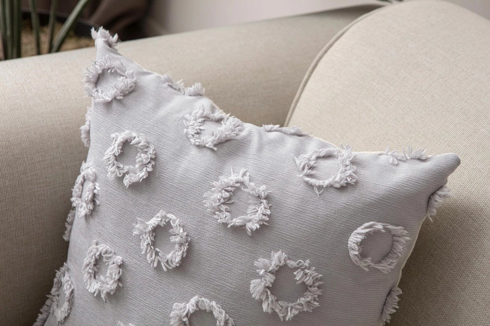 Set mbulesash për jastëkë (2 copë), Evila Originals, ngjyrë gri, 2029