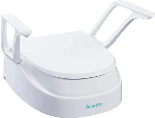 Ulëse tualeti DIETZ SmartFix me mbështetëse, Gri